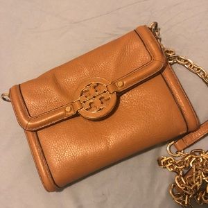 Tory Burch Cross Body Bag Tan